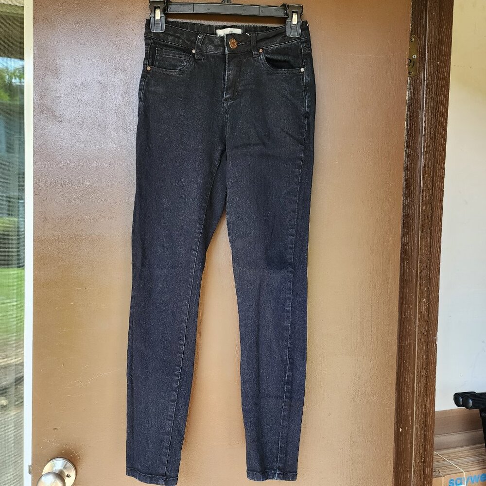 TopShop Moto Baxter Black Jeans W 27 L 30